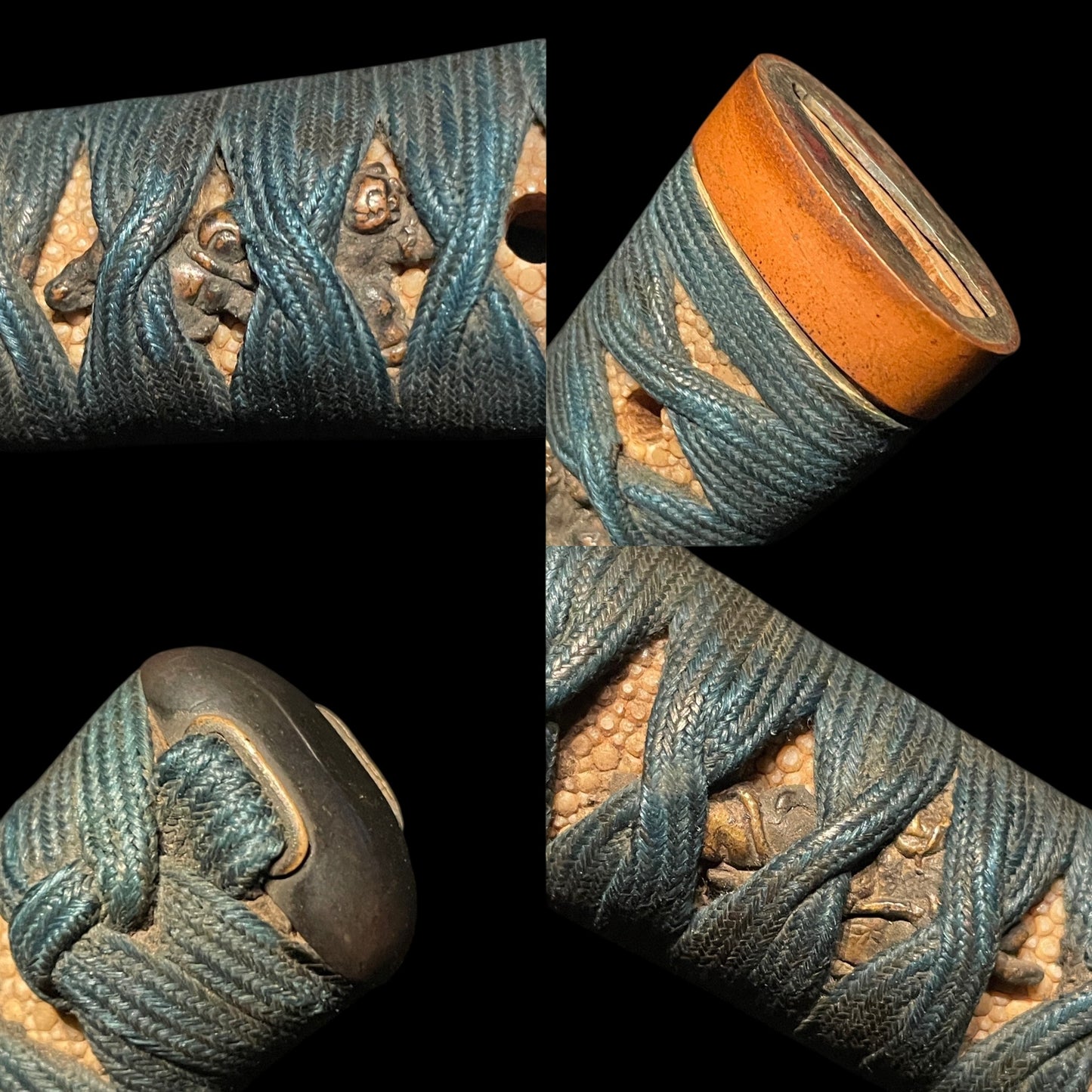 Oomasamehada 大柾目肌 Wakizashi with Kozuka, Edo period mumei