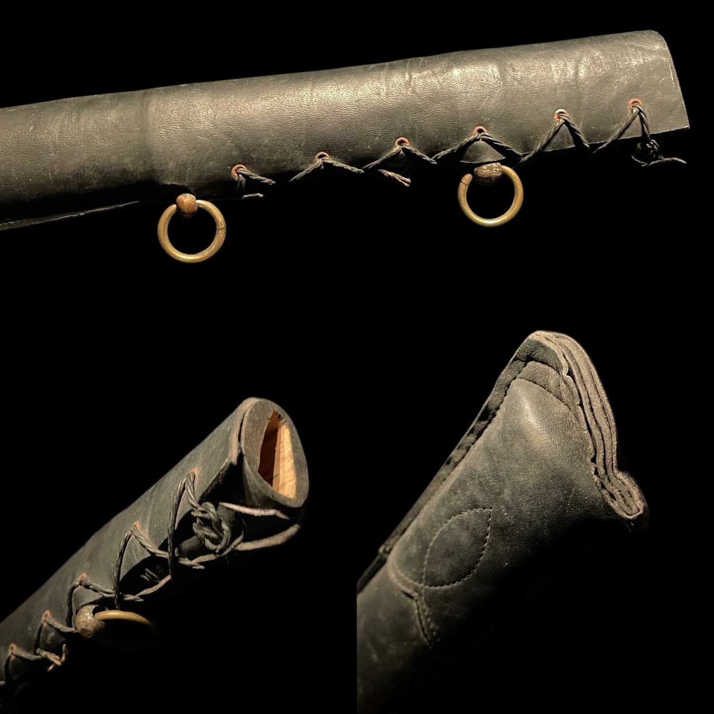 Ryakushiki Black GUNTO, 略式軍刀, Very Heavy blade, WW2 Japanese Army Officer Sword