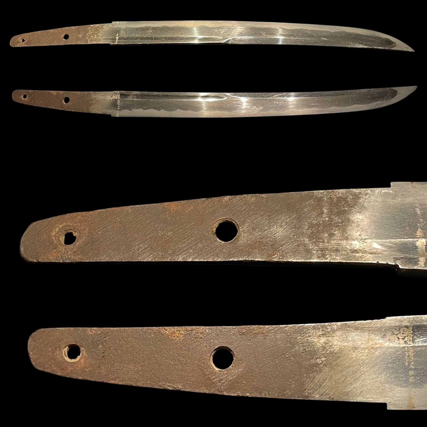Matsushiro Koshirae TANTO 松代拵短刀, with Kozuka Kogai, Unokubi 鵜首 blade