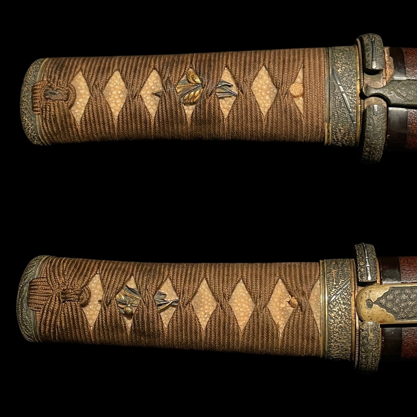 Matsushiro Koshirae TANTO 松代拵短刀, with Kozuka Kogai, Unokubi 鵜首 blade