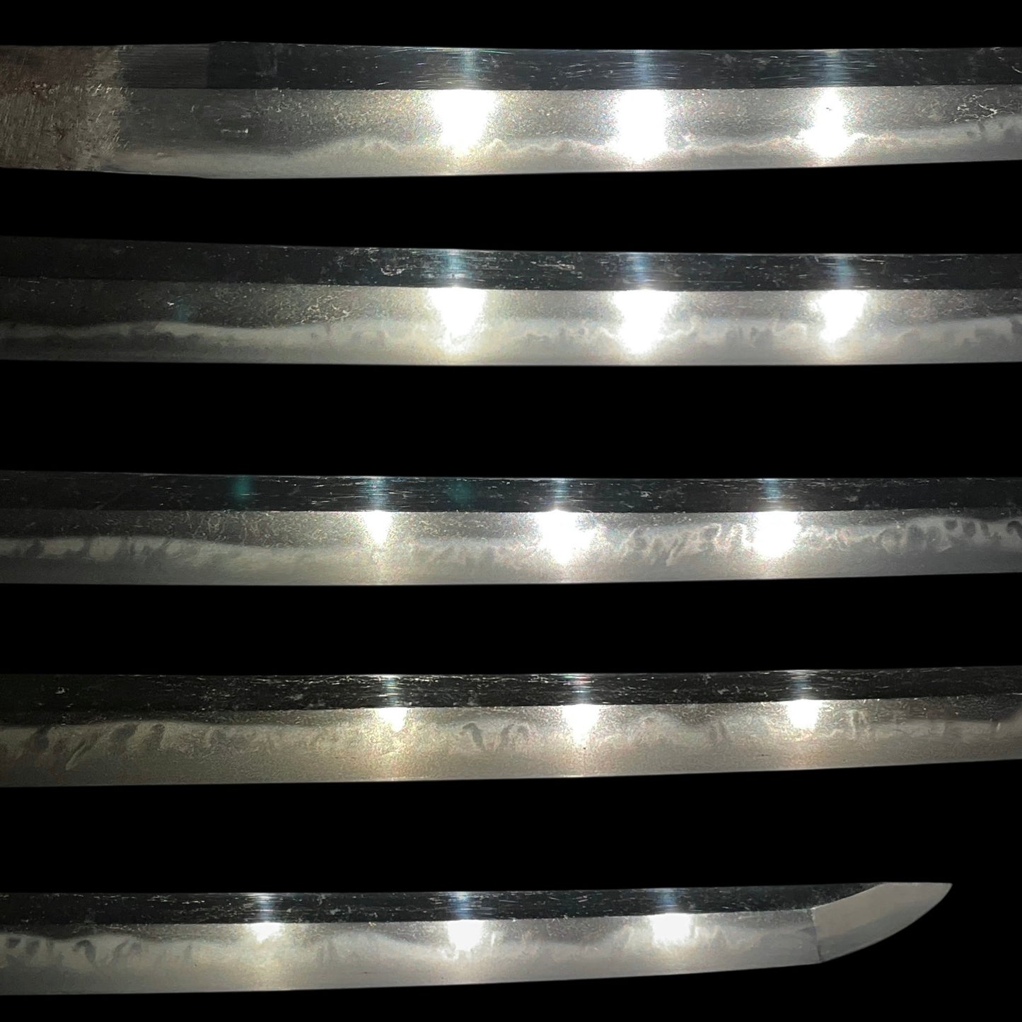 Amazing Choji Hamon 丁子刃文 Long WAKIZASHI, Edo period mumei