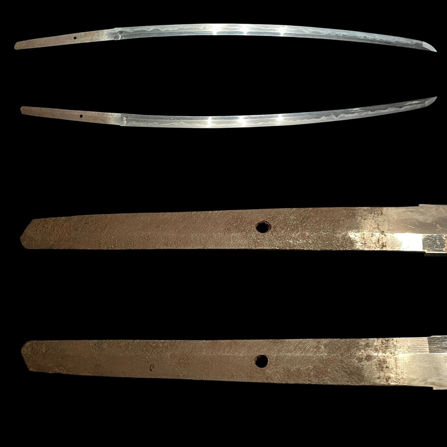 Sumiyoshi Fuchikashira 住吉縁頭 KATANA, Edo period mumei