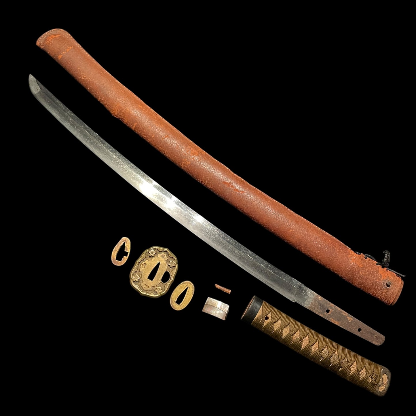 Ryakushiki GUNTO 略式軍刀, WW2 Japanese Army Officer Sword, 1943-1945