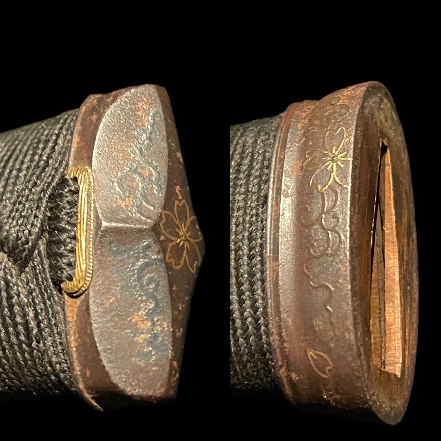 Red TANTO with KOZUKA, Gunome Hamon Thick Blade, Edo period mumei