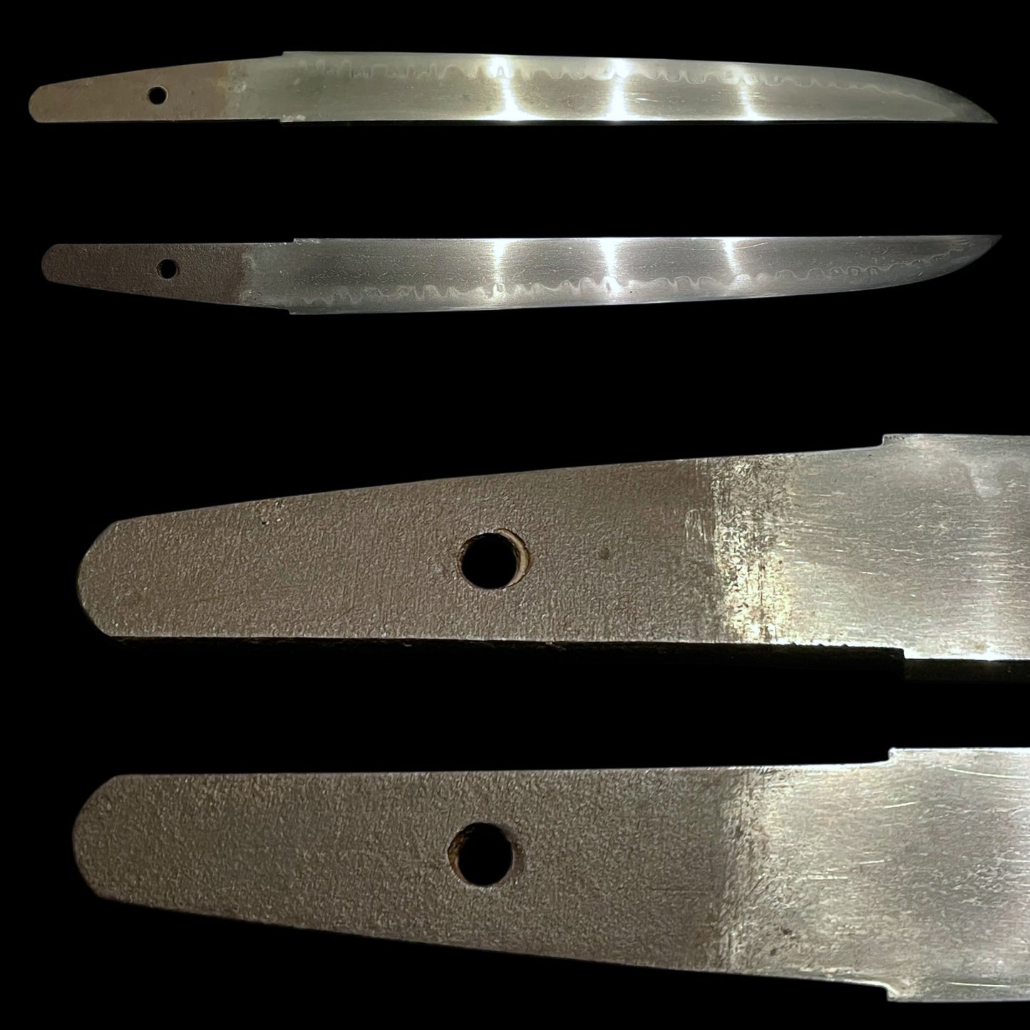 Red TANTO with KOZUKA, Gunome Hamon Thick Blade, Edo period mumei