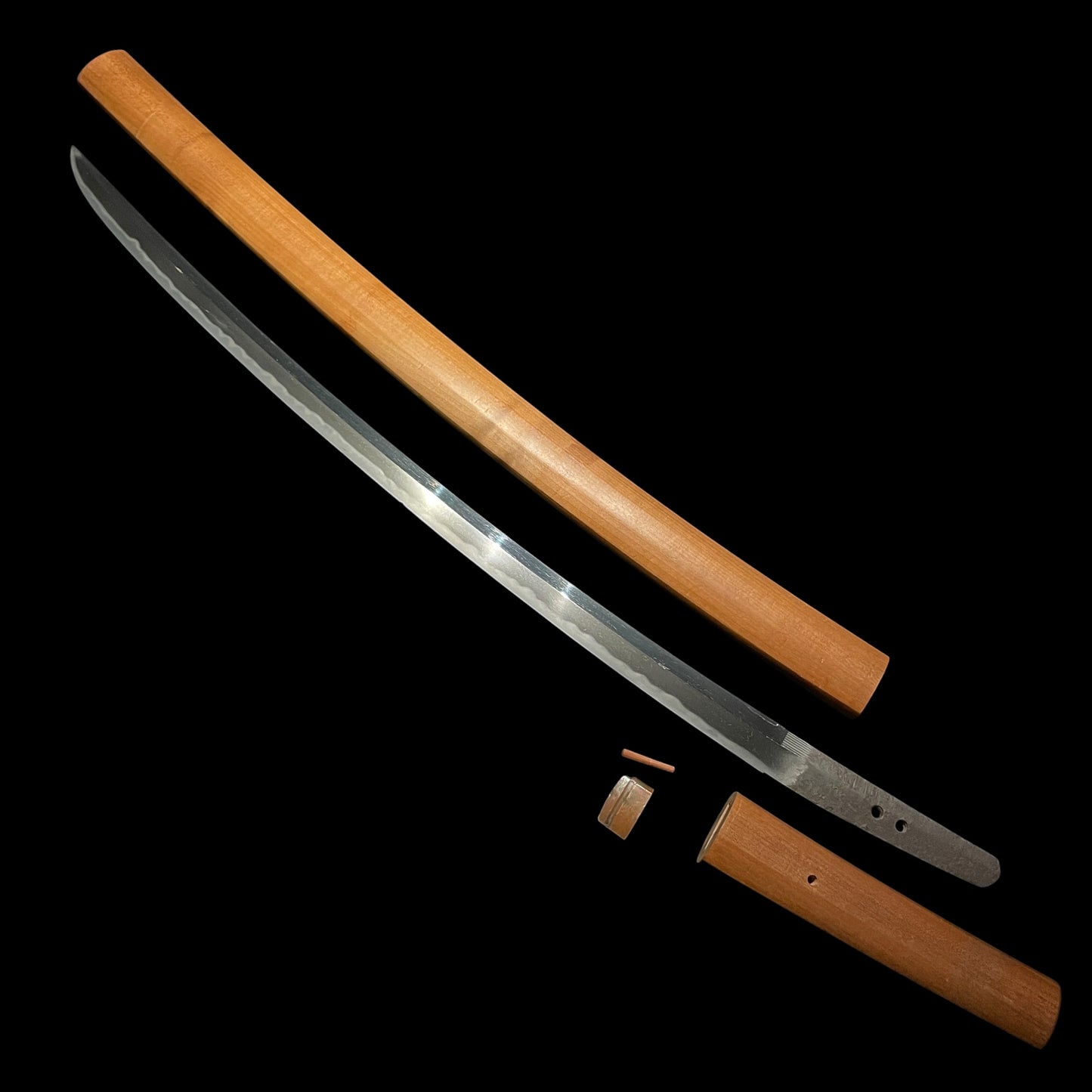 Long Shobuzukuri Wakizashi, Kaneari 兼在 signed, Muromachi period