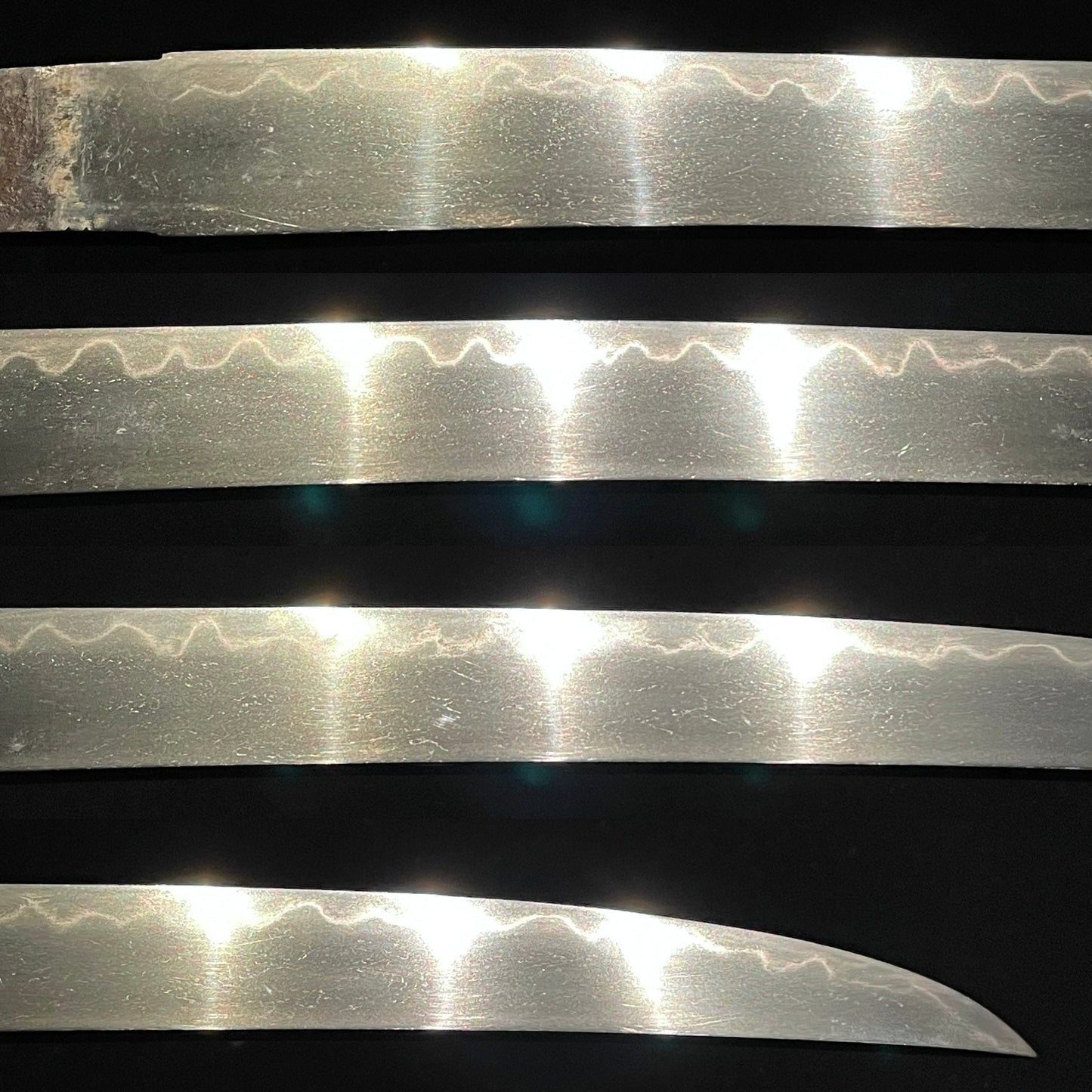 Hirazukuri Wakizashi 平造脇差, Signed Tsuba, with Shirasaya, Edo period mumei