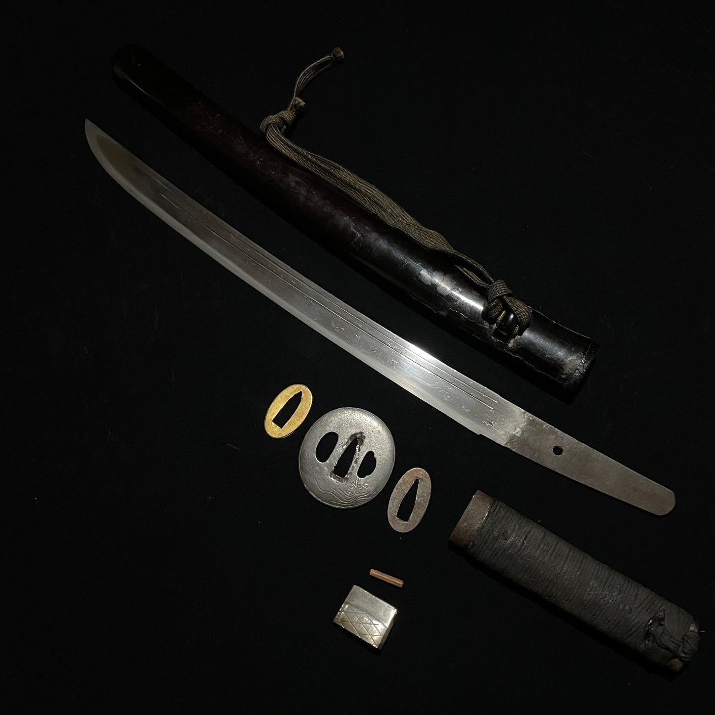 Hirazukuri Wakizashi 平造脇差, Wide Blade, Edo period mumei