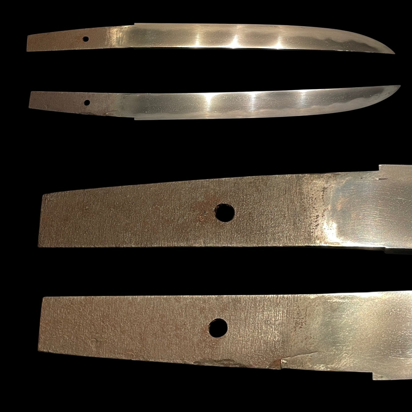 Frog and Snake Fittings TANTO, Hotei Kozuka, Insect Tsuba, Edo period mumei