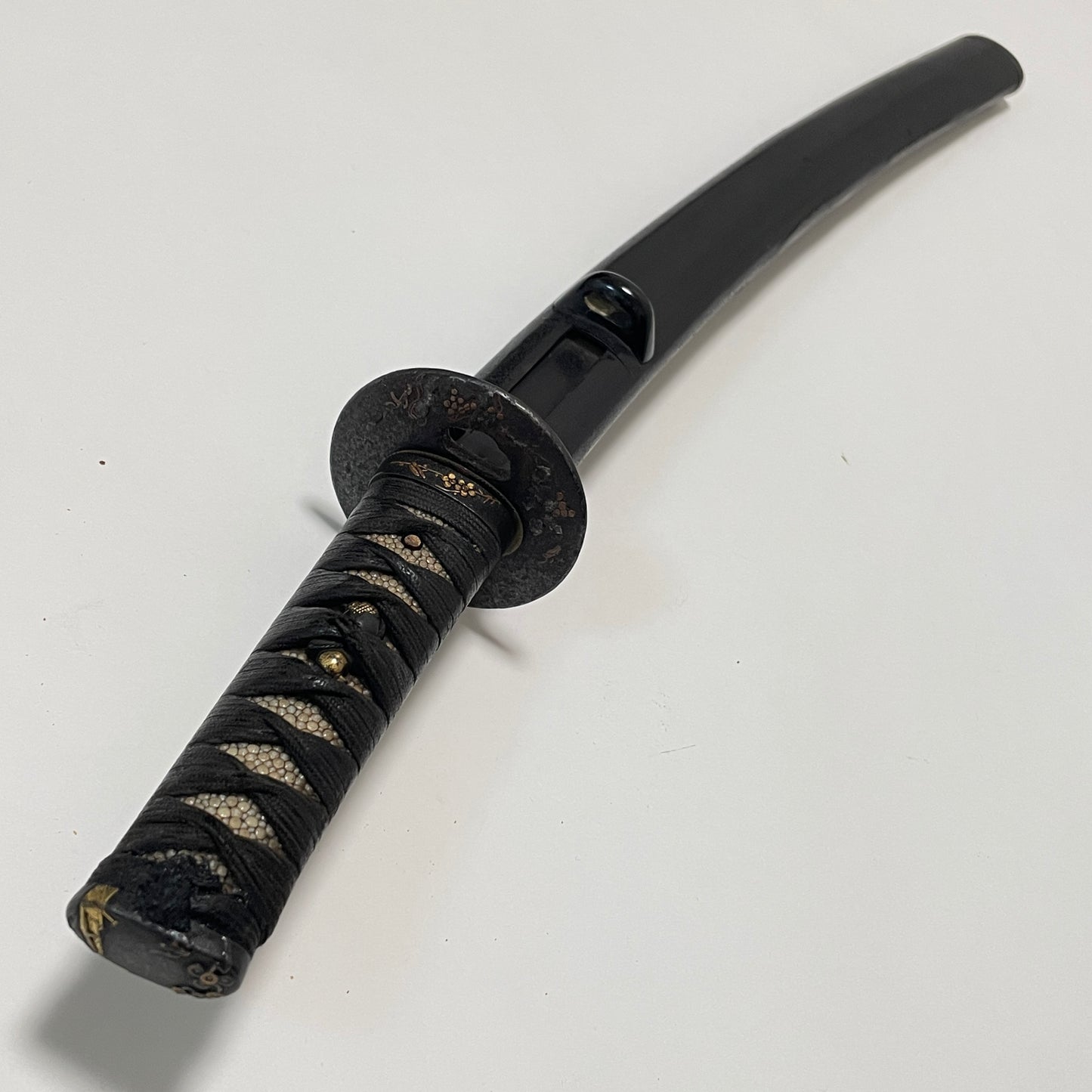 Antique Black Wakizashi Koshirae 黒脇差拵
