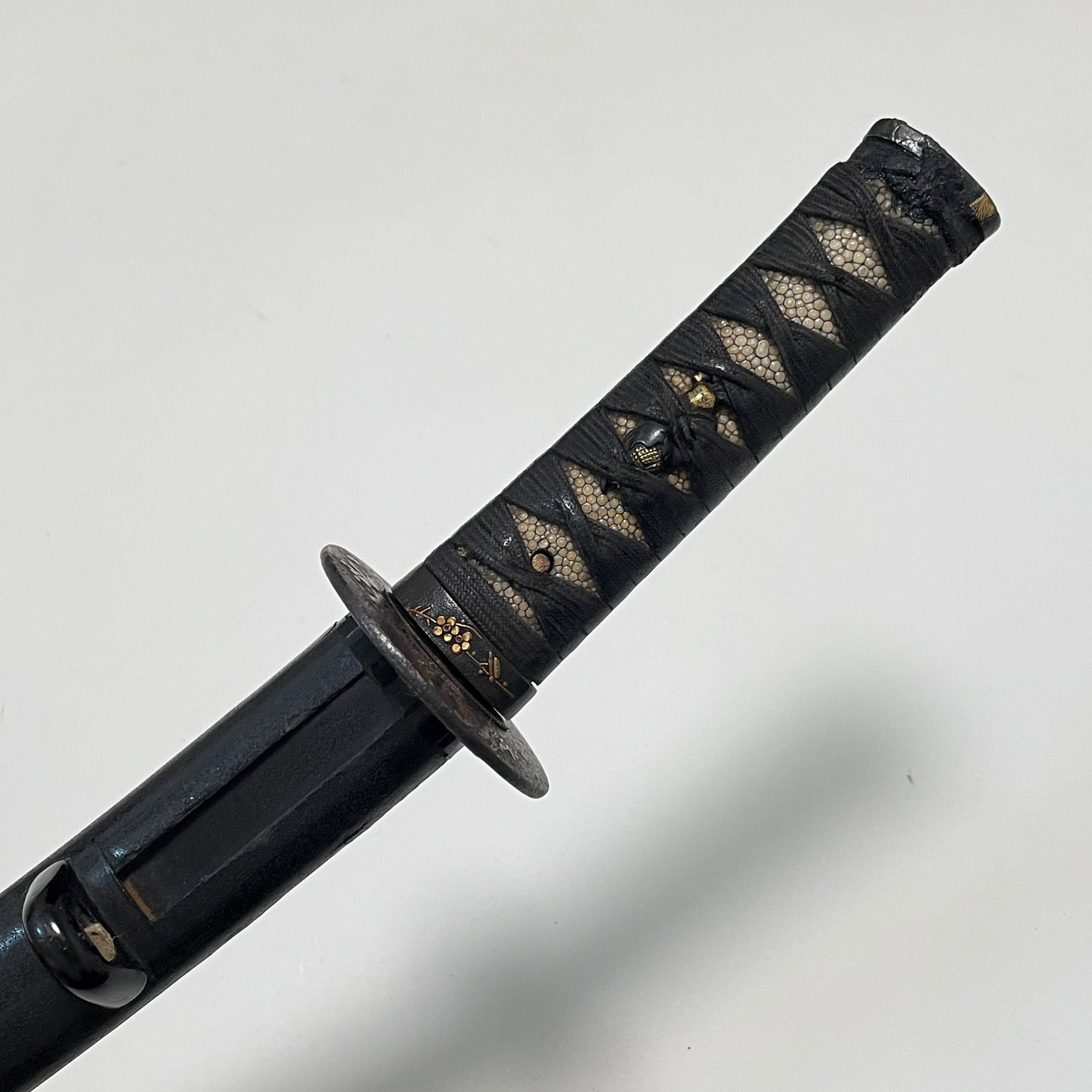 Antique Black Wakizashi Koshirae 黒脇差拵