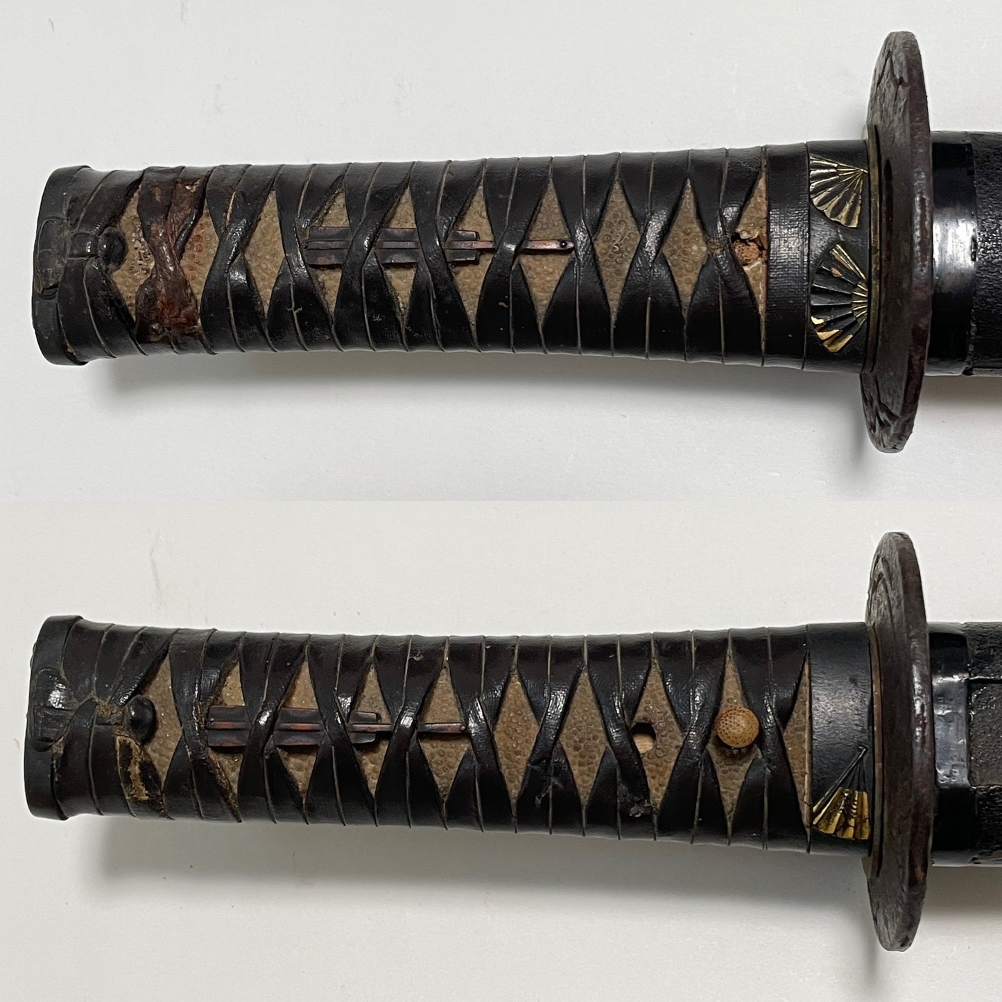 Sensu 扇子 Fittings, Antique Wakizashi Koshirae, 620mm (24.41 in.)