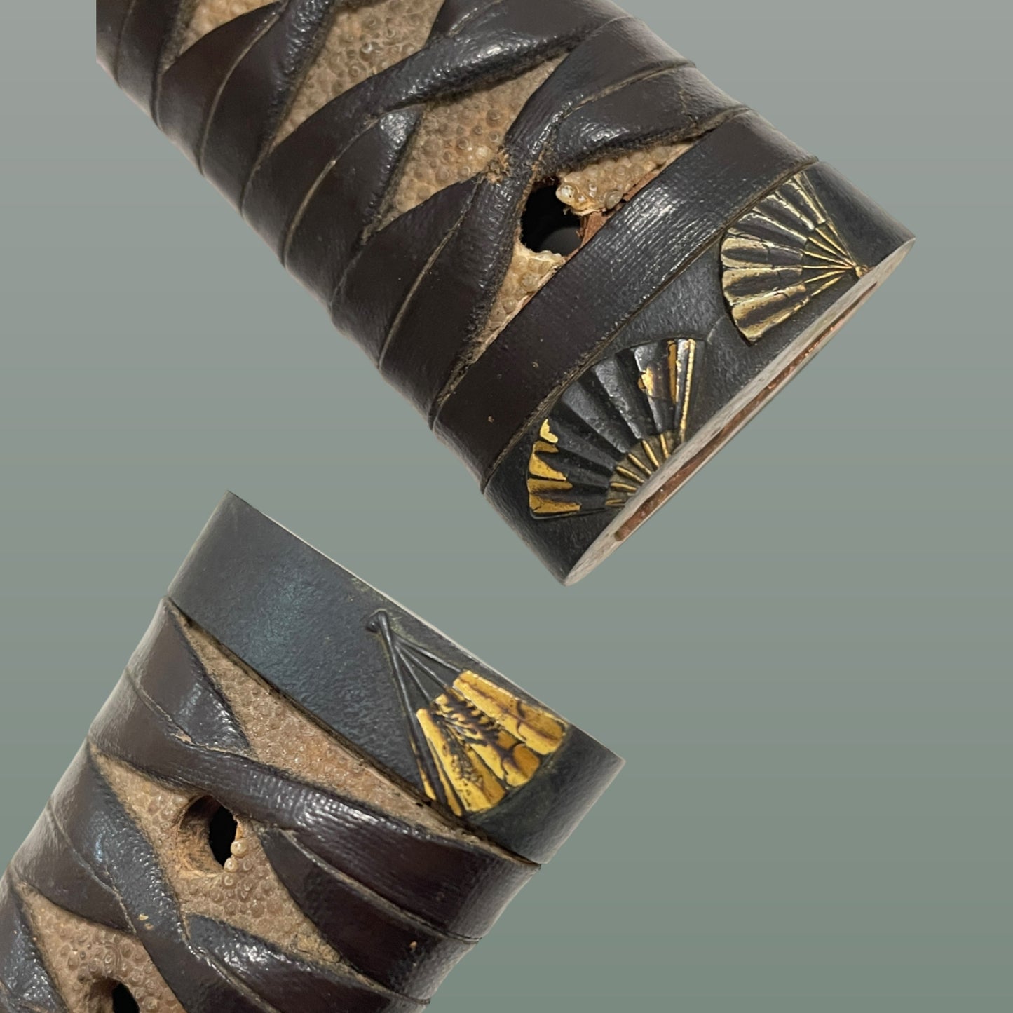 Sensu 扇子 Fittings, Antique Wakizashi Koshirae, 620mm (24.41 in.)