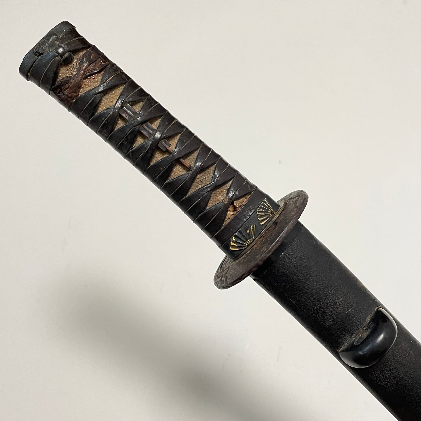 Sensu 扇子 Fittings, Antique Wakizashi Koshirae, 620mm (24.41 in.)