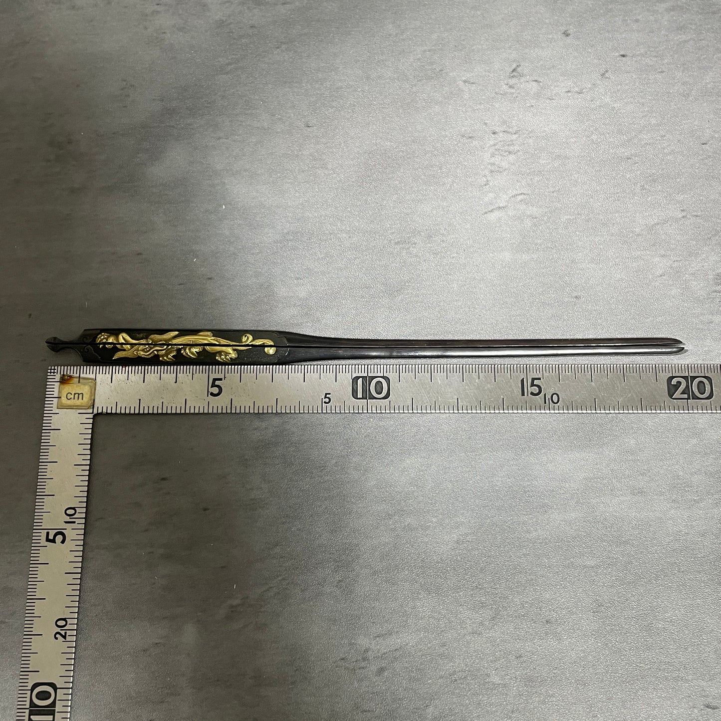 Dragon WARI-KOGAI, Shakudo Nanakoji, Edo period, with BOX