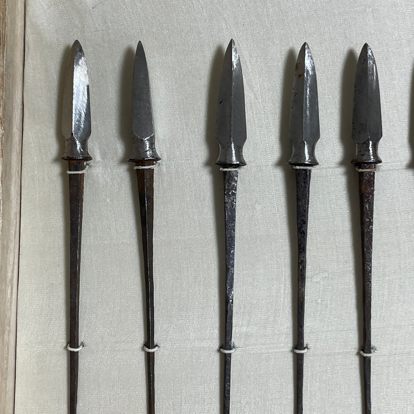 YAJIRI x 12 鏃 Samurai Arrowhead, Edo period, with BOX