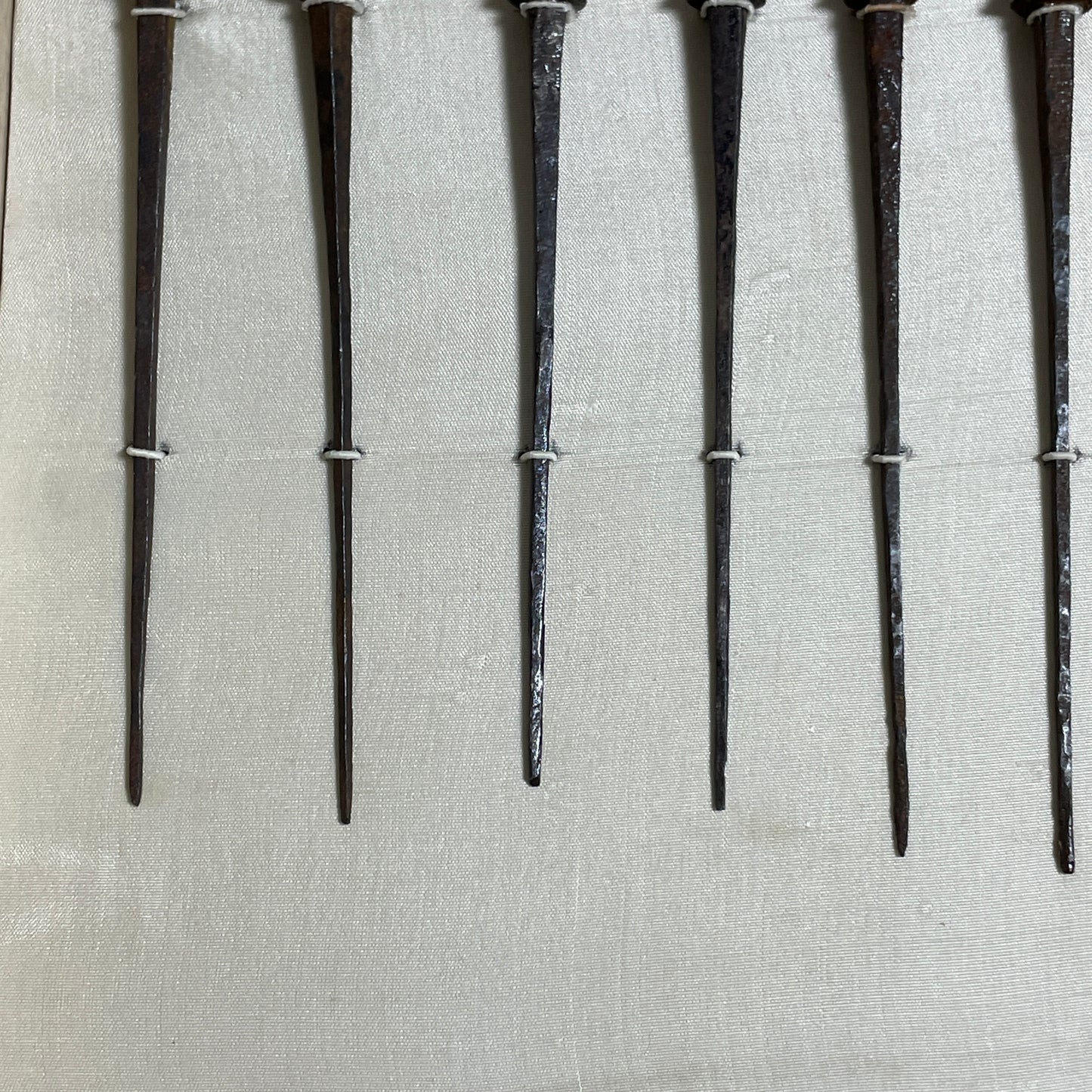 YAJIRI x 12 鏃 Samurai Arrowhead, Edo period, with BOX