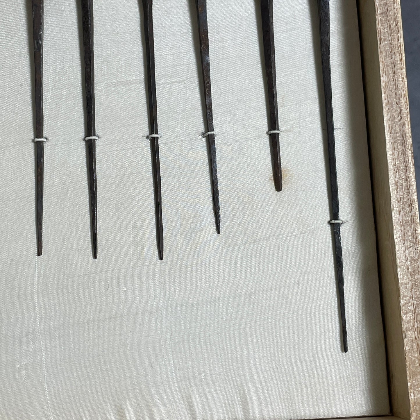 YAJIRI x 12 鏃 Samurai Arrowhead, Edo period, with BOX