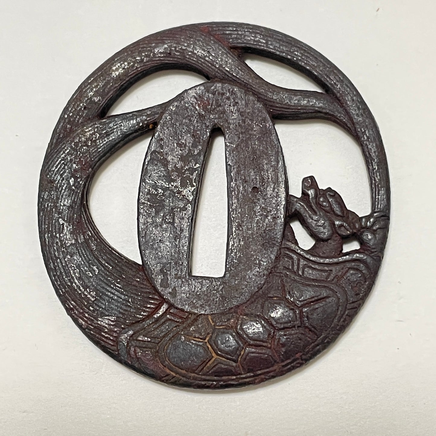 TANTO Koshirae 短刀拵, Crab Fuchikashira 蟹縁頭, Edo period