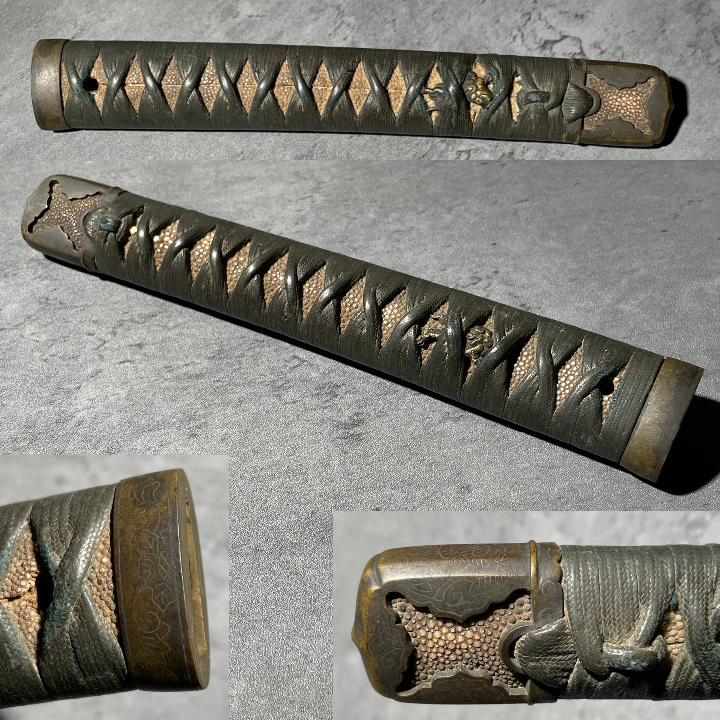 Handachi Style TSUKAMAE 半太刀拵柄前, Edo period