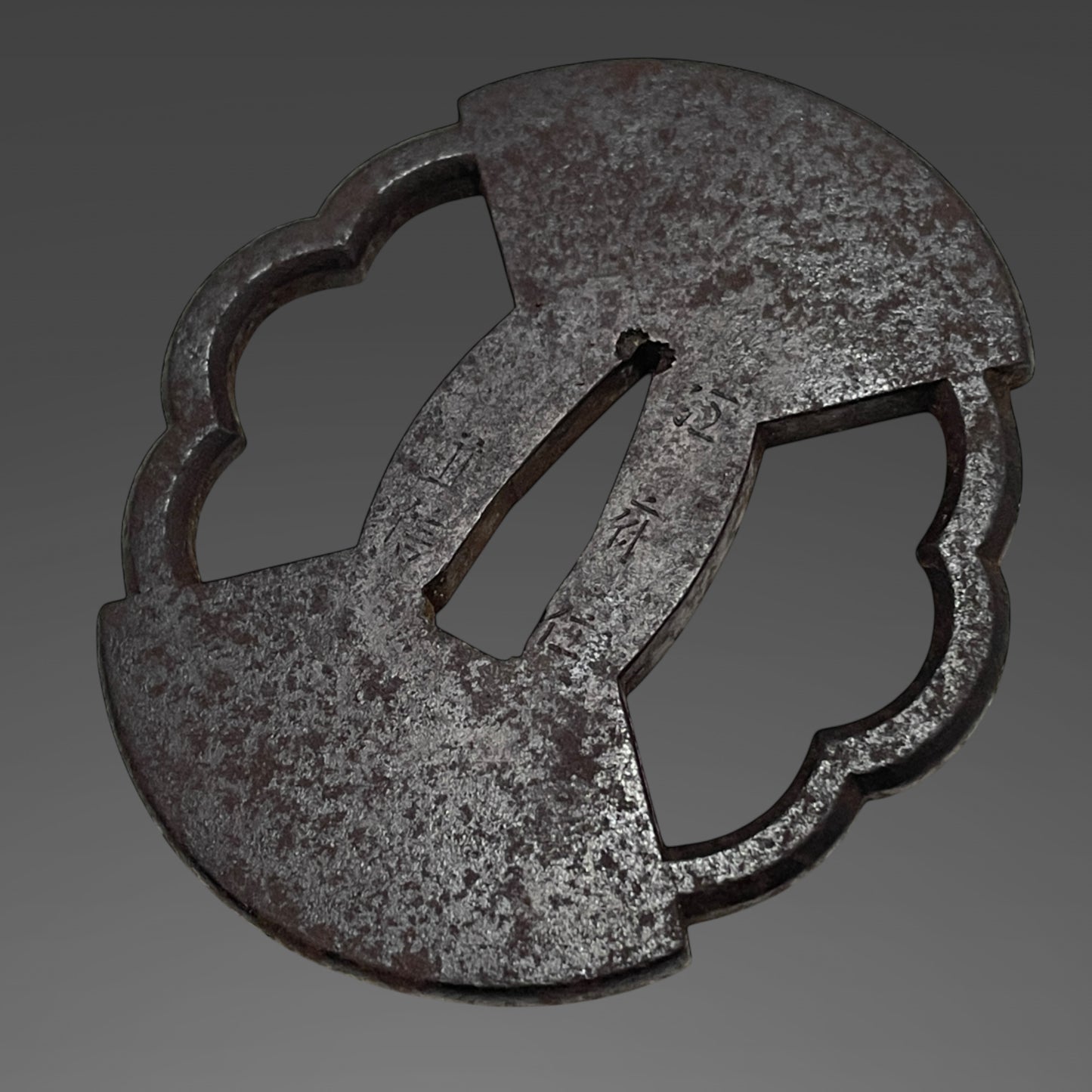 Handachi-Koshirae 半太刀拵, Kofuju Naminobu 江府住並信 signed Tsuba, Edo period