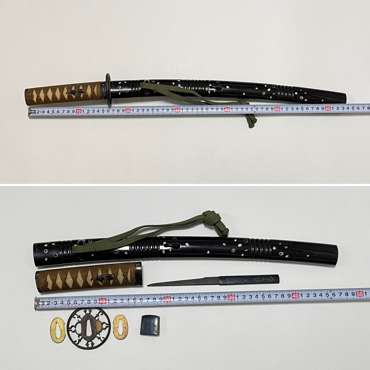 Oni 鬼 Wakizashi Koshirae, Ishiyama Mototada 石山基薫 signed, Edo period
