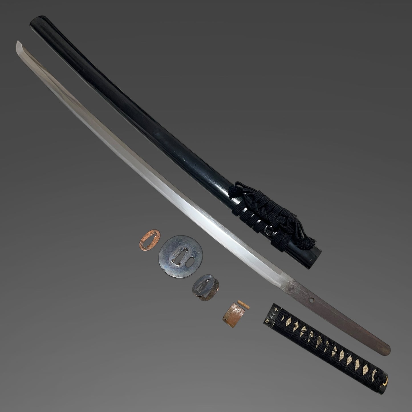 Owl Fuchikashira KATANA, Masayoshi 正吉 signed, Edo period
