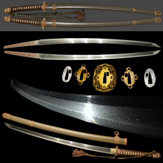 Type98 GUNTO 九十八式軍刀, Imperial Japanese Army Sword, WW2 Original, Officer Tassel