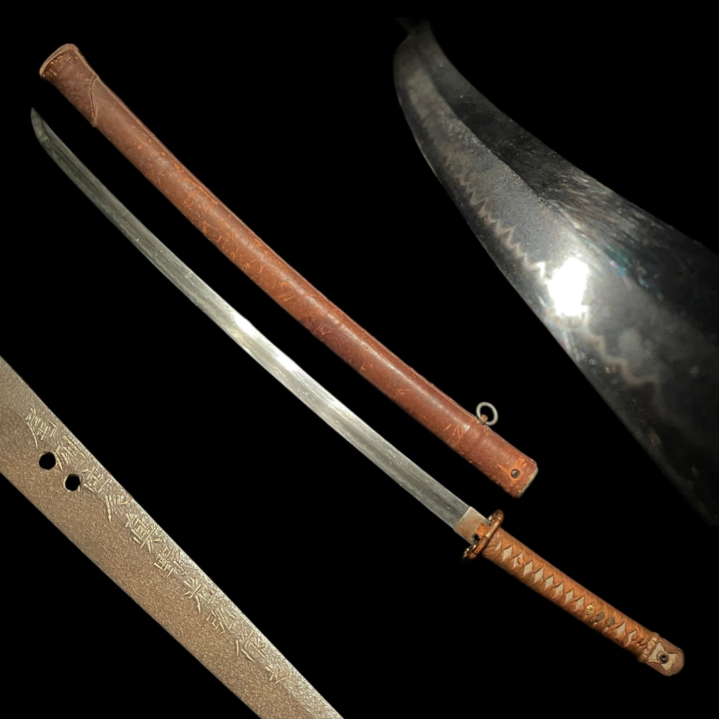 Ryakushiki-GUNTO 略式軍刀, Bishuju Mano Mitsuhiro 尾州住人真野光弘 signed, WW2 Original