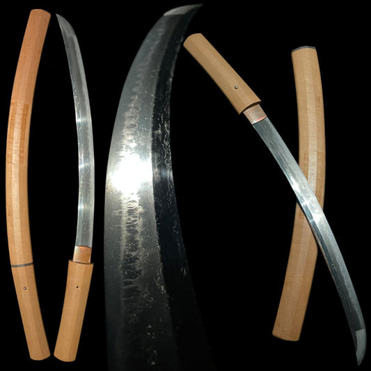 For Special purposes, Oozori 大反 Wakizashi, Amazing Hamon, Edo period mumei