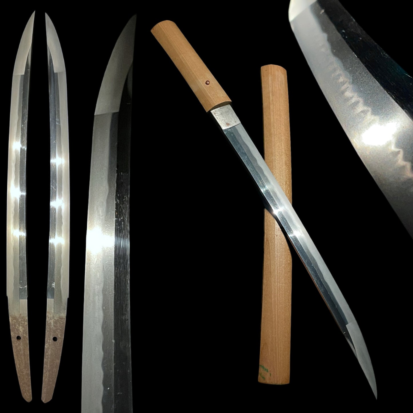 Ookissaki 大切先 WAKIZASHI, Wide blade, Late Edo Bakumatsu period mumei