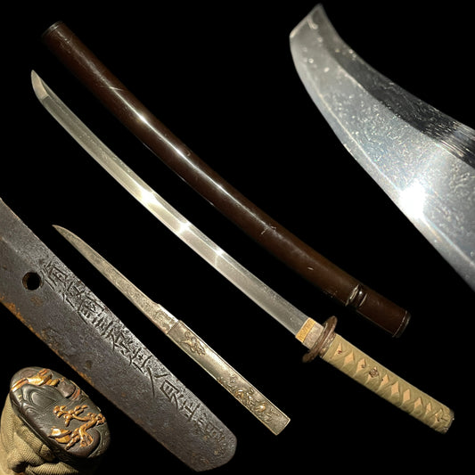 KOTO Wakizashi, Bingo Mihara Masayoshi August 1533 備後三原正賀 天文二年 signed