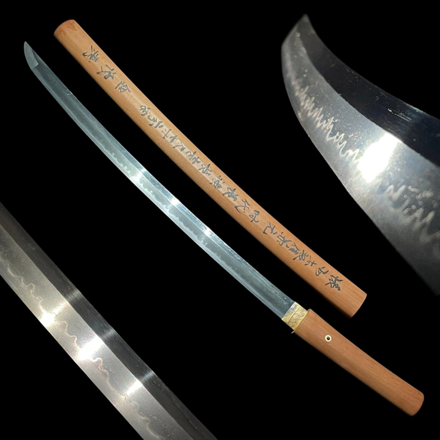 Noshu Akasakaju Kanemoto 濃州赤坂住兼元 Sayagaki 鞘書 WAKIZASHI, Muromachi period