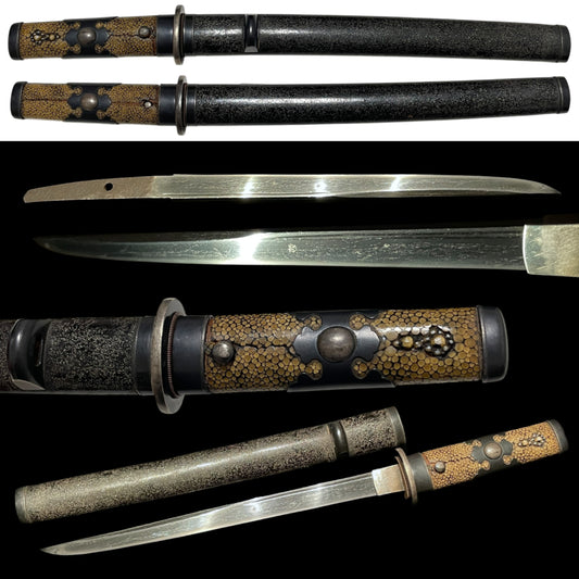 YOROIDOSHI 鎧通し TANTO, Shakudo Fittings, Muromachi period mumei