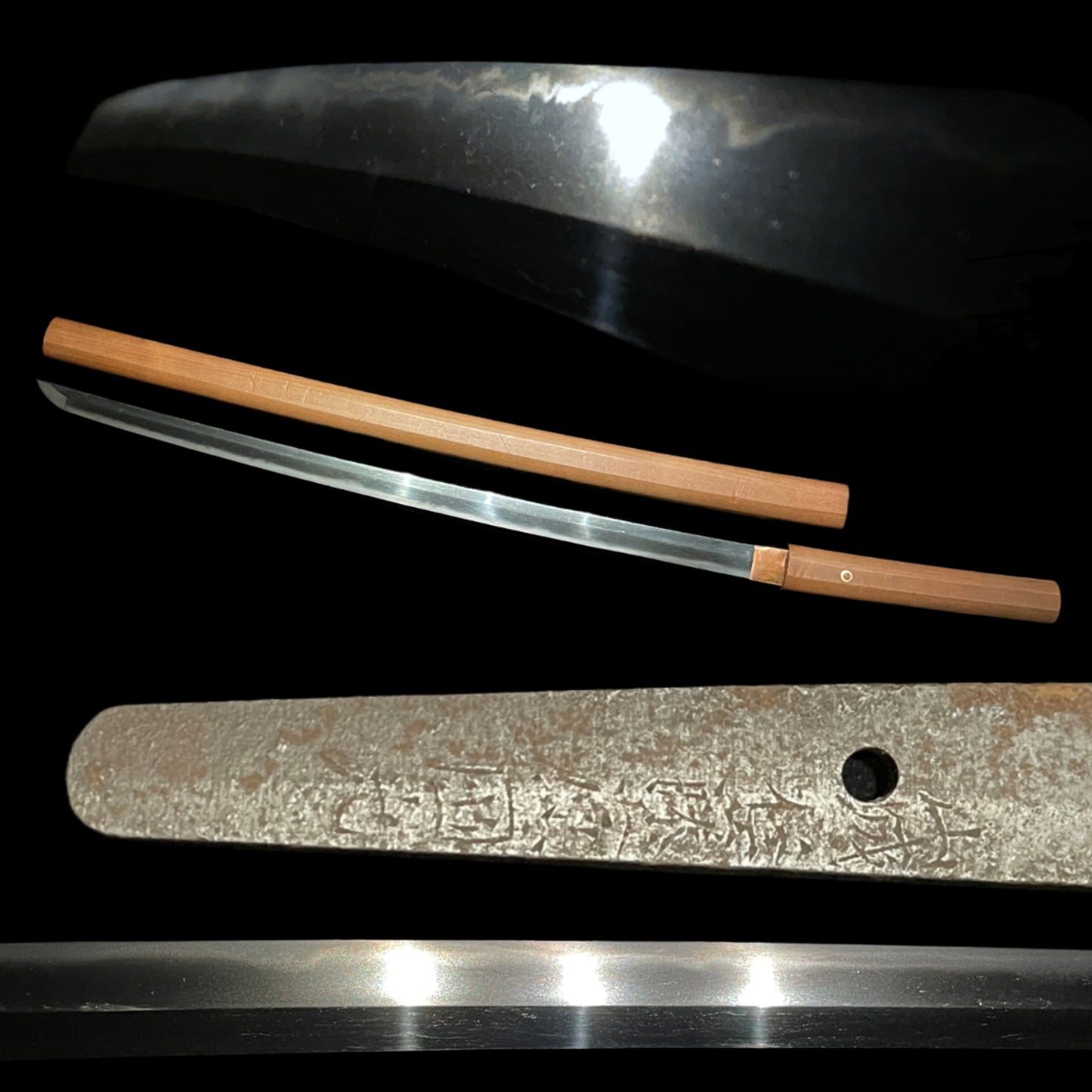 Yamashiroju Fujiwara Kunimitsu 山城住藤原國光 signed KATANA, Kanbun Shinto 寛文新刀