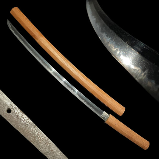 Long Wakizashi, Bushu Shitaharaju Masahiro 武州下原住正廣 signed, Edo period