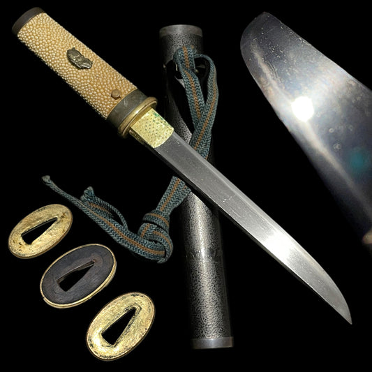 Aikuchi Style Kaiken 懐剣, Tanto 短刀, Edo period mumei