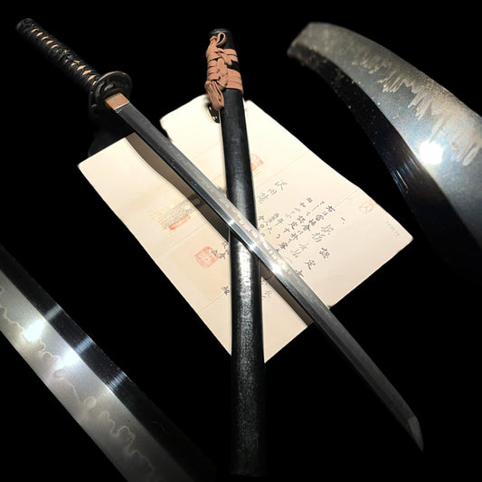 Amazing Hamon, Shinshinto Bizenden, Hamabe Toshiyuki 浜部寿幸, Bakumatsu period