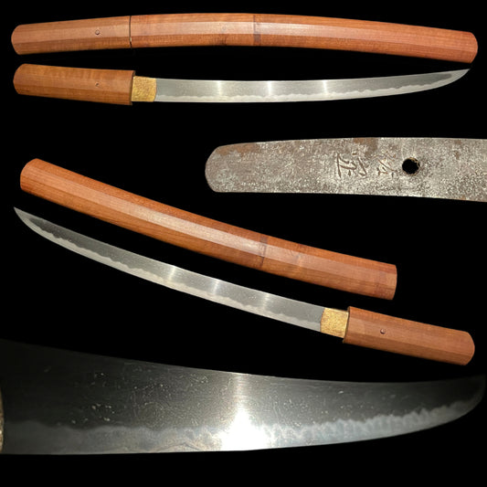 Sunnobi-Tanto 寸延短刀, Sukesada 祐定 signed, Muromachi period