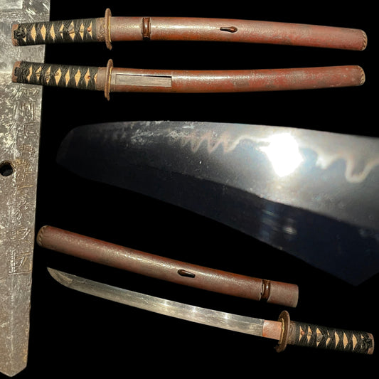 Kashuju Isedaijo Kaneshige 加州住伊勢大掾兼重 signed, Short Wakizashi, Late Edo period