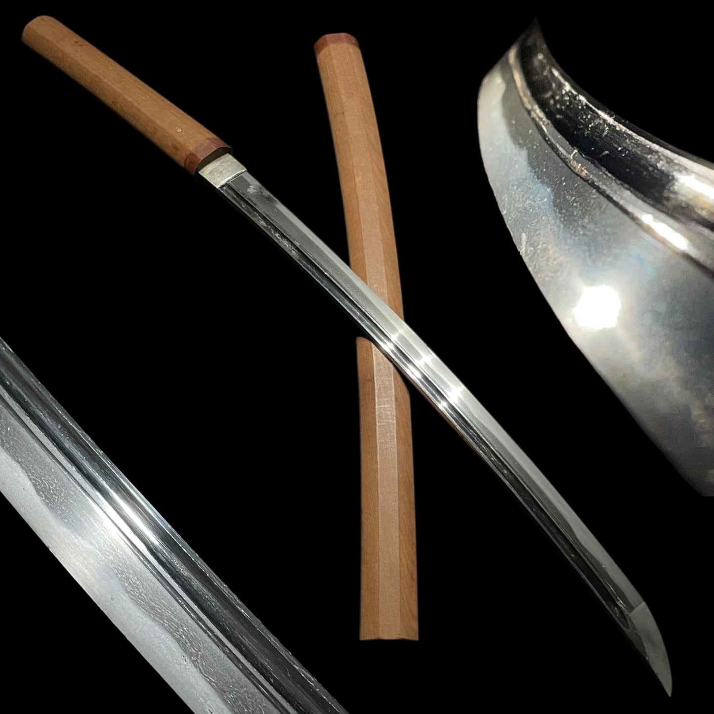 Bohi Wakizashi 棒樋脇差 in Shirasaya, Muromachi period