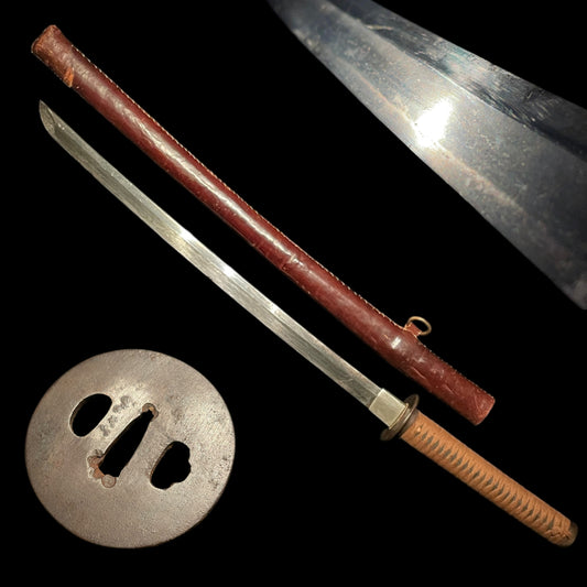 Ryakushiki GUNTO 略式軍刀, Long Handle, WW2 Japanese Army Sword