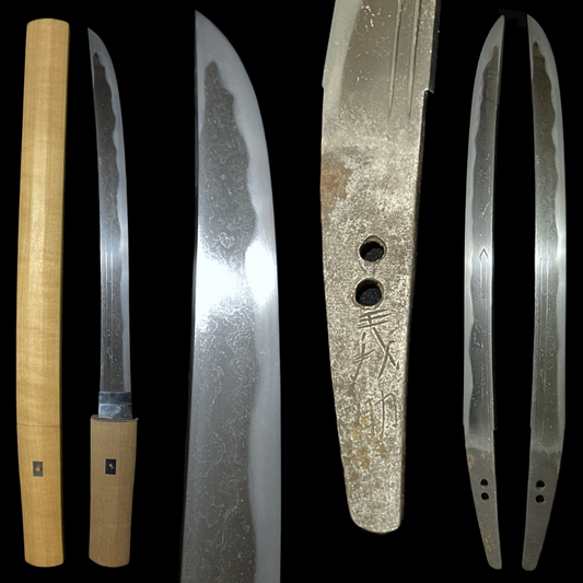 Gisuke 義助 signed Sunnobi-Tanto 寸延短刀, Muromachi period