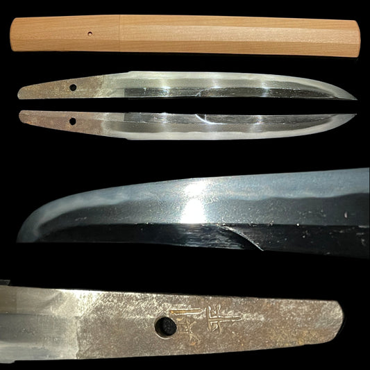 Norihira 則平 signed, Unokubi 鵜首 KAIKEN 懐剣, Pocket TANTO,Edo period