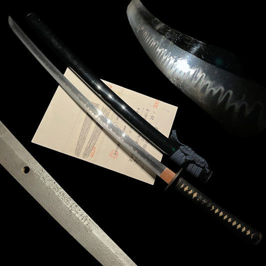Yamatodaijo Masanori 大和大掾正則 signed KATANA, Very wide blde, Early Edo period
