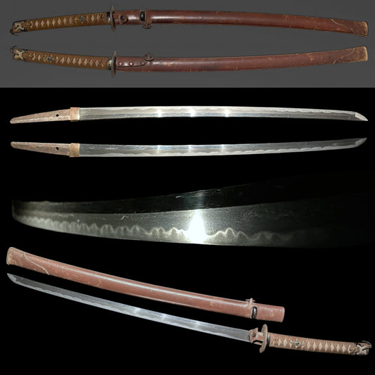Ryakushiki-GUNTO 略式軍刀, Bushuju Fujiwara Kane 武州藤原兼 signed, WW2 Japanese Officer Sword