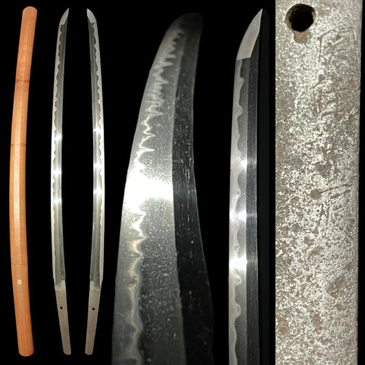 Sekiju Kanetoki 関住兼辰 signed Long Wakizashi, Late Muromachi period