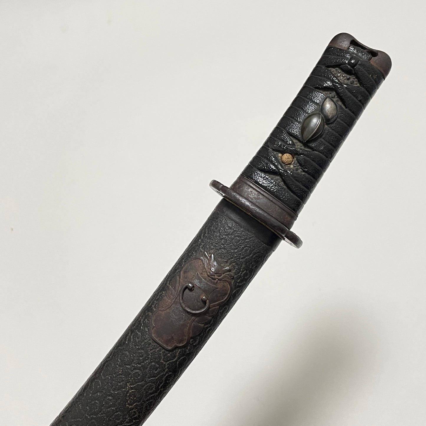 Frog and Snake Fittings TANTO, Hotei Kozuka, Insect Tsuba, Edo period mumei