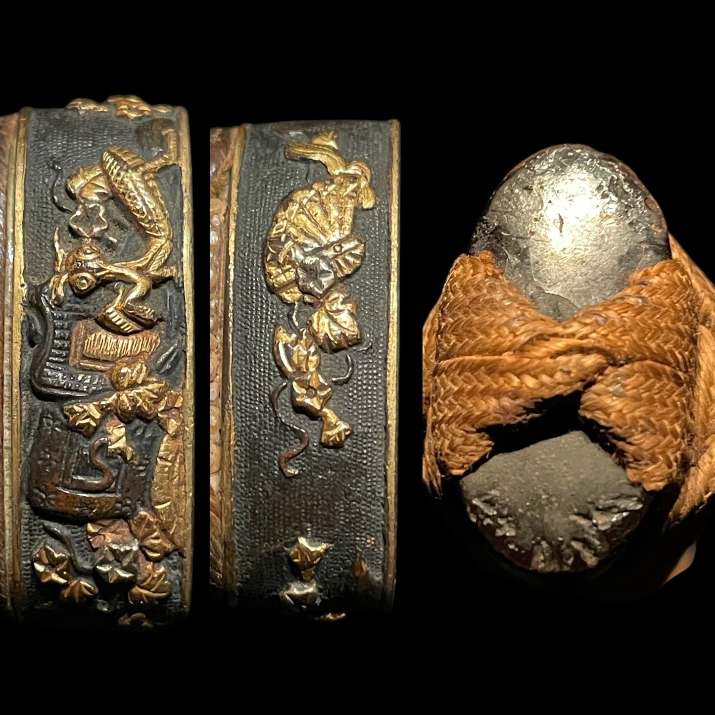 Yamato School 大和伝, Sue Tegai 末手掻 KATANA, Sukashi-Tsuba, Muromachi Period