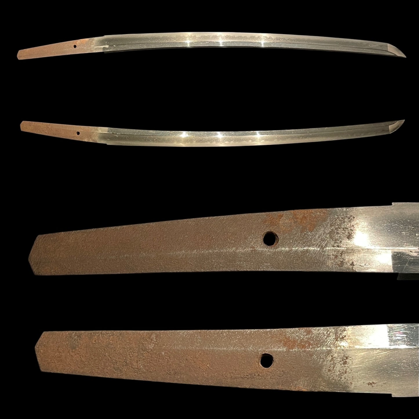 Red Wakizashi, Thick Blade, Edo period mumei